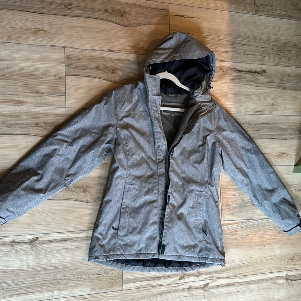 Eddie Bauer women’s gray insulated jacket